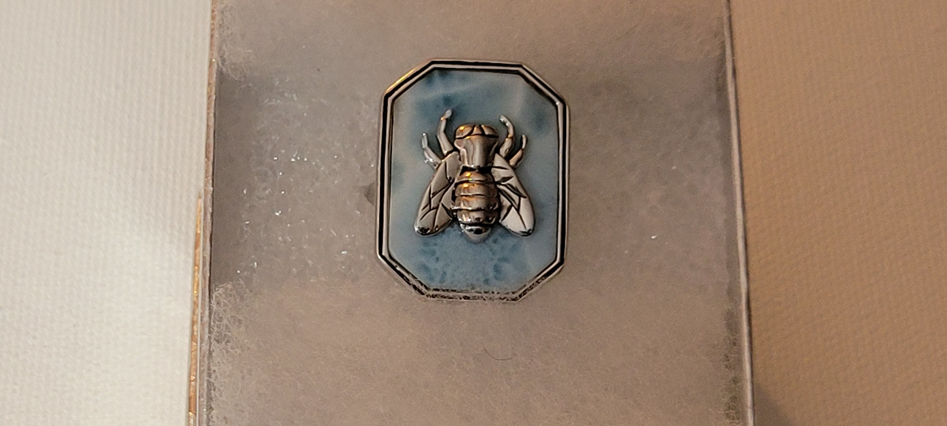 BLUE LARIMAR HONEYBEE RING – Jewelz Jemz