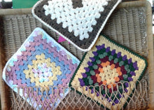 Load image into Gallery viewer, 100% Cotton Dual Sided Trivet-VARIGATED COLORS, SOLD IN SETS OF 2.
