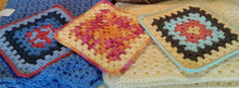 Load image into Gallery viewer, 100% Cotton Dual Sided Trivet-VARIGATED COLORS, SOLD IN SETS OF 2.
