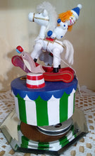 Load image into Gallery viewer, Circus Clown Musical Carousel
