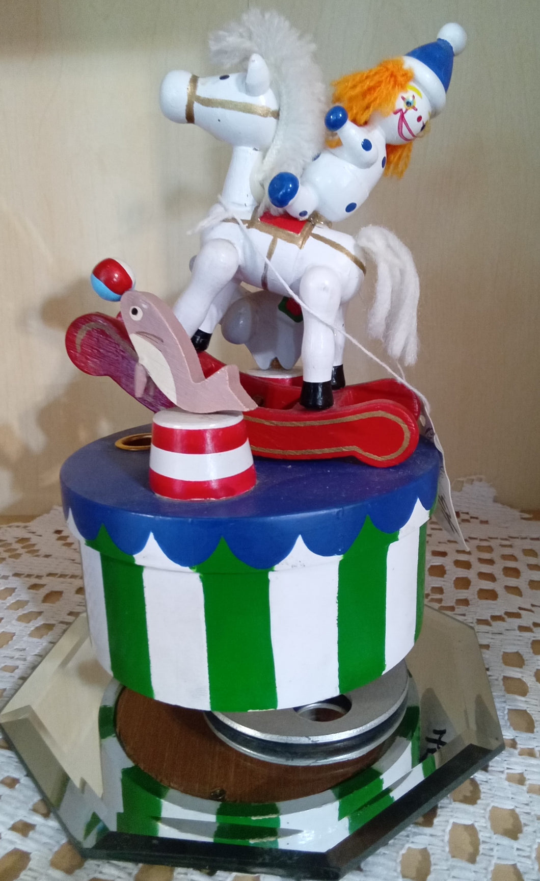 Circus Clown Musical Carousel