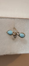Load image into Gallery viewer, BLUE 2-STONE LARIMAR COCKTAIL RING
