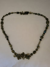 Load image into Gallery viewer, Green Beaded Choker Necklace
