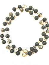Load image into Gallery viewer, BLACK -JASPER BEADED NECKLACE
