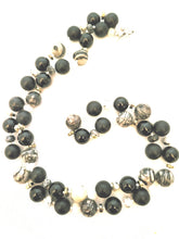 Load image into Gallery viewer, BLACK -JASPER BEADED NECKLACE
