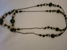 Load image into Gallery viewer, Green Antique Beaded Necklace
