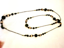 Load image into Gallery viewer, Green Antique Beaded Necklace
